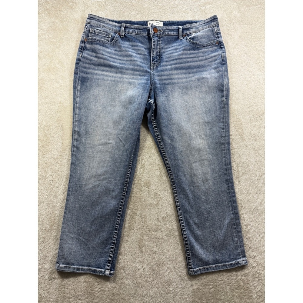 BKE Womens Gabby Curvy High Rise Stretch Blue Denim Jeans 36 Meas: 39x25